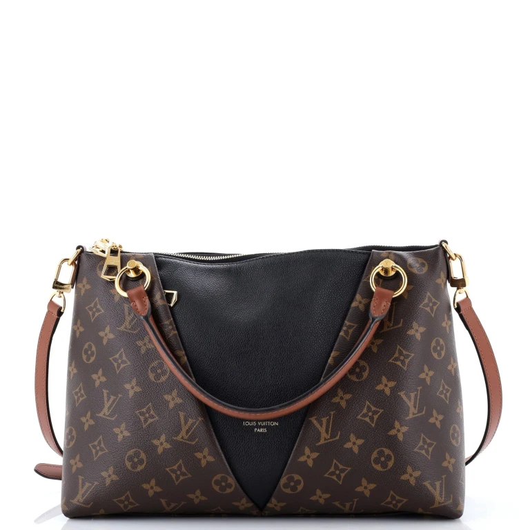 V Tote Monogram Canvas and Leather MM