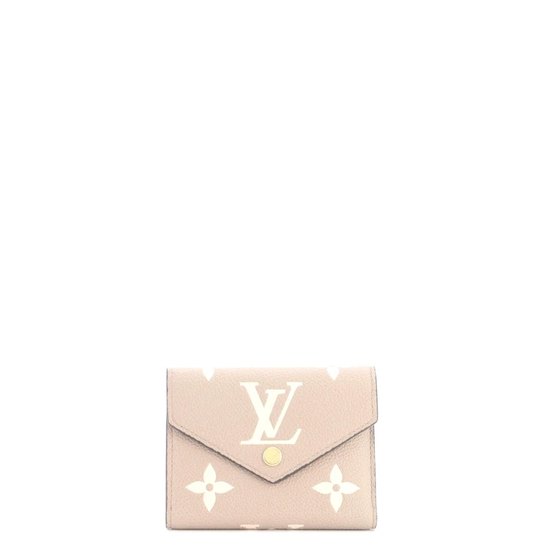 Victorine Wallet Bicolor Monogram Empreinte Giant