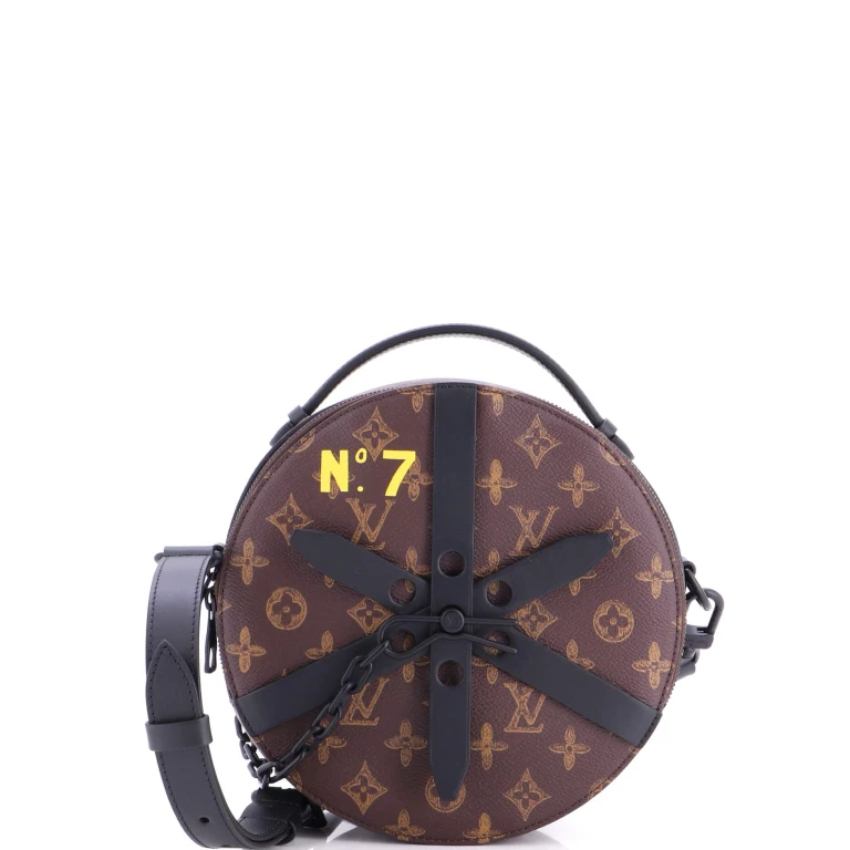Wheel Box Bag No.7 Trunk L'Oeil Vintage Monogram Canvas