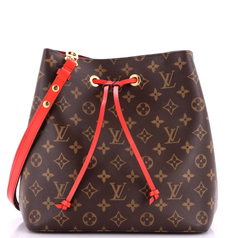 NeoNoe Handbag Monogram Canvas with Leather MM