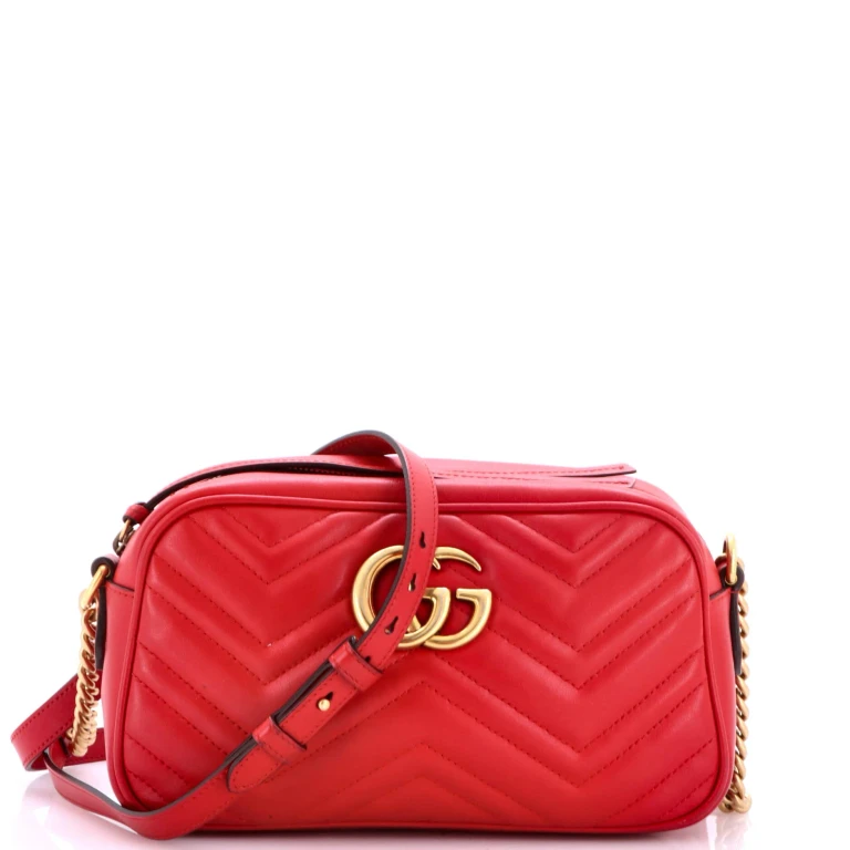 GG Marmont Shoulder Bag Matelasse Leather Small