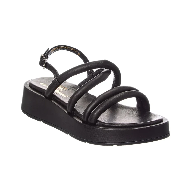Abi Leather Platform Sandal
