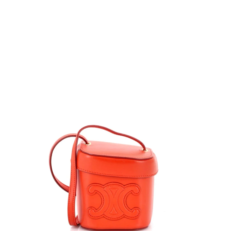 Cuir Triomphe Box Bag Leather Small