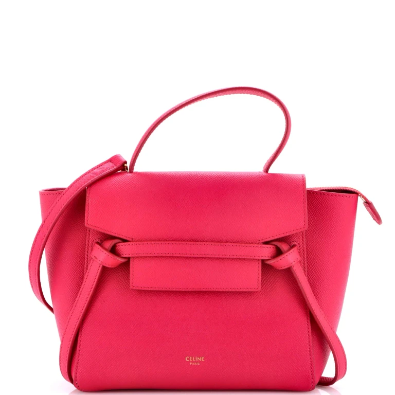 Belt Bag Textured Leather Nano