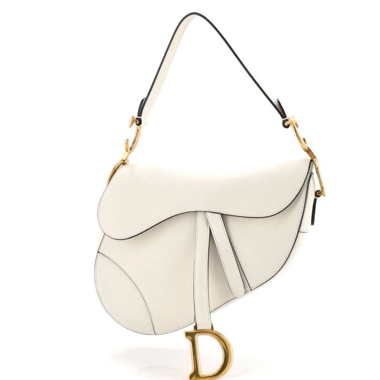 Saddle Handbag Leather Medium