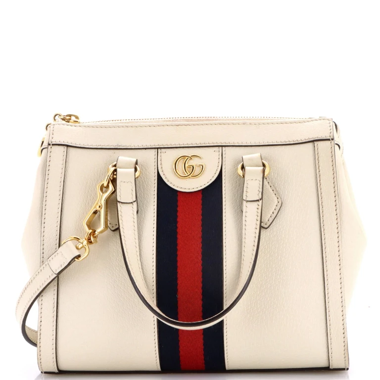 Ophidia Top Handle Tote Leather Small