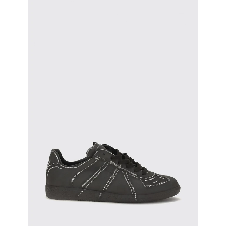 Replica Bicolor Calf Leather Low Top Sneakers (S97WS0110P7859H1532)