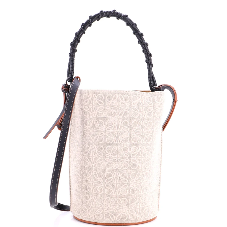 Gate Bucket Bag Anagram Jacquard Canvas Medium