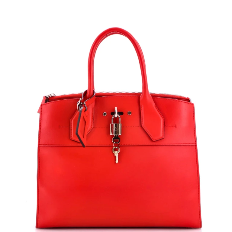 City Steamer Handbag Leather MM