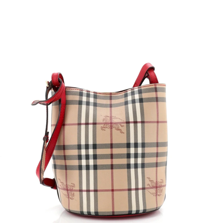 Lorne Bucket Bag Haymarket Coated Canvas Small