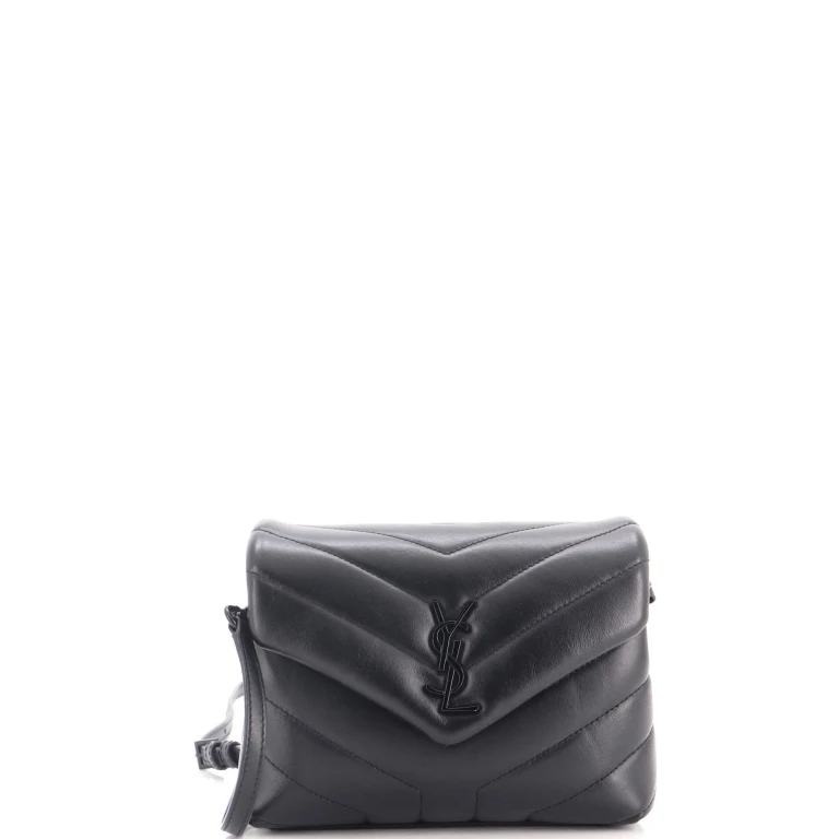 Loulou Shoulder Bag Matelasse Chevron Leather Toy