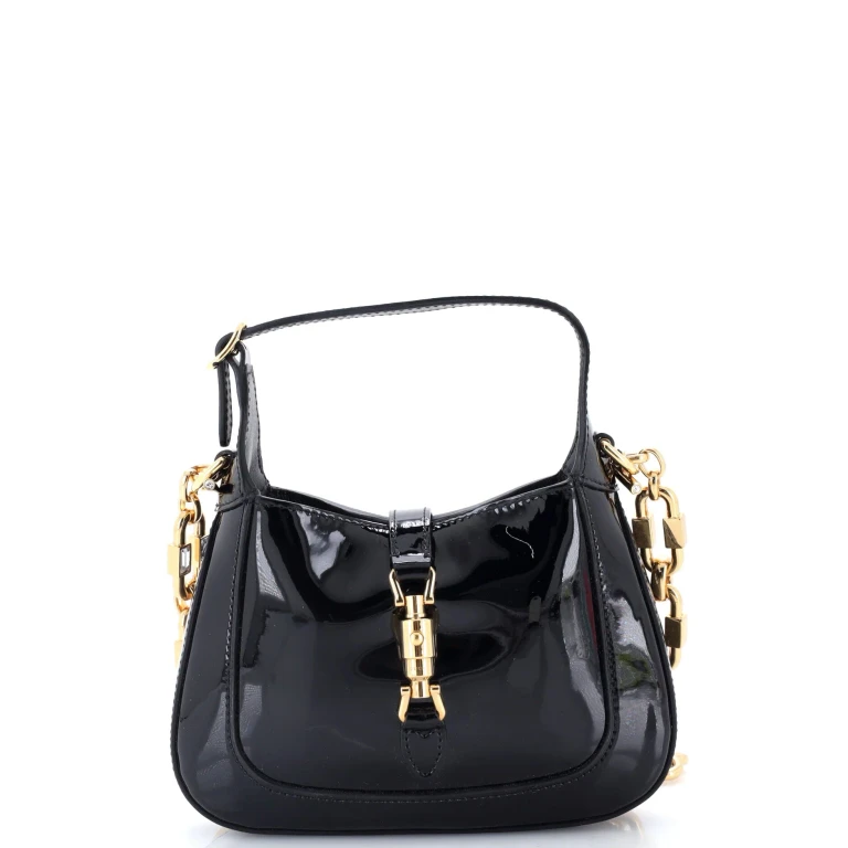 Jackie 1961 Chain Hobo Patent Mini