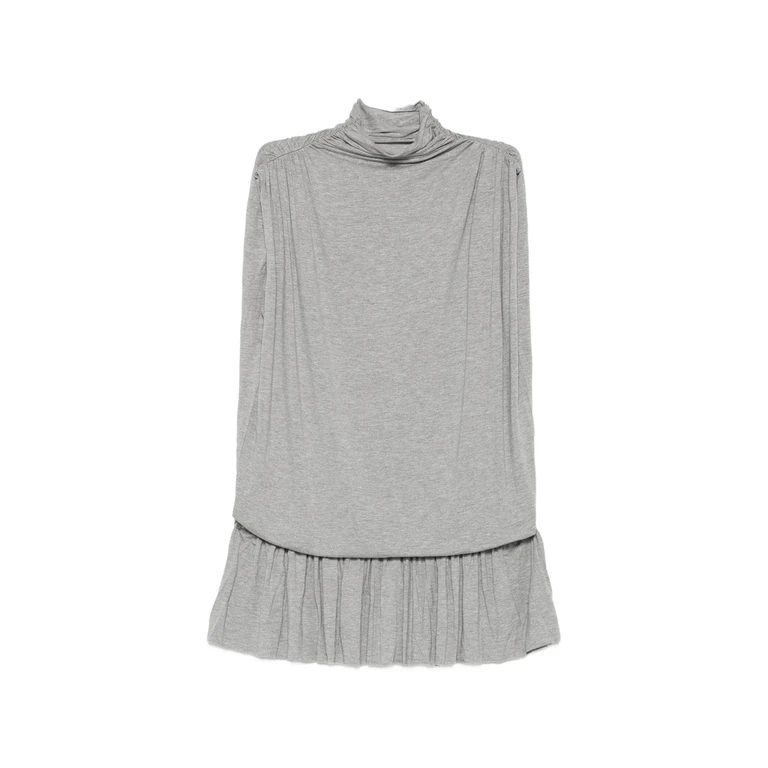 Ruched Sleeveless Mini Dress