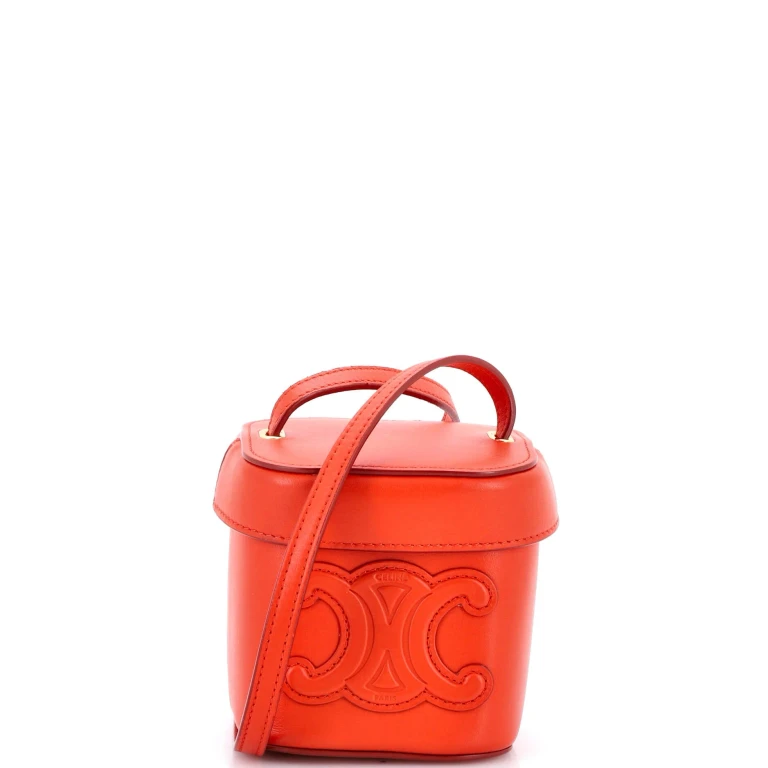 Cuir Triomphe Box Bag Leather Small