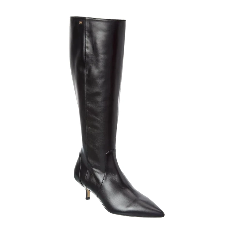 Mara 50 Zip Leather Knee-High Boot