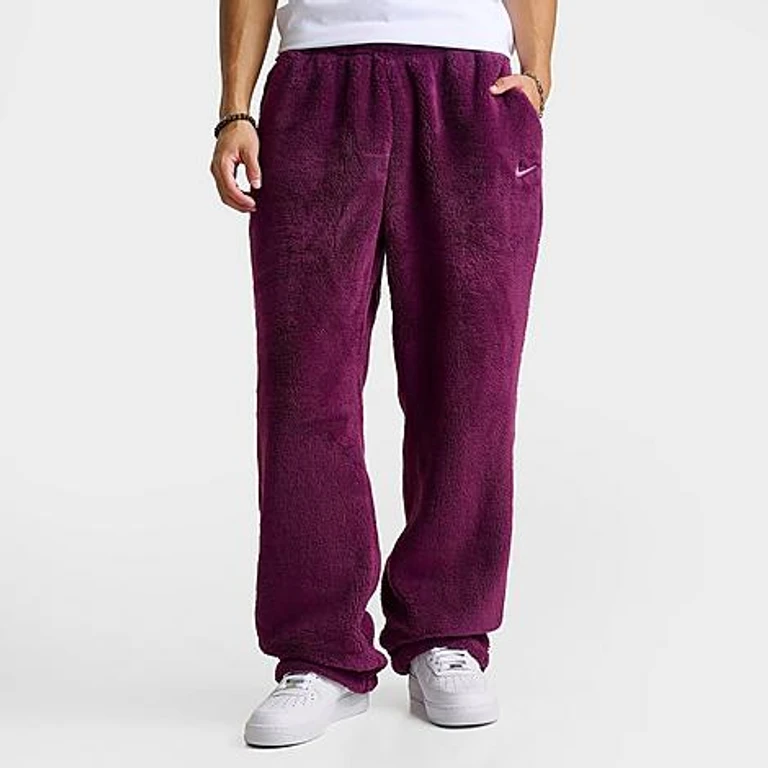 Men's NOCTA Chalet Polar Pants in Bordeaux/Light Bordeaux Size: Small