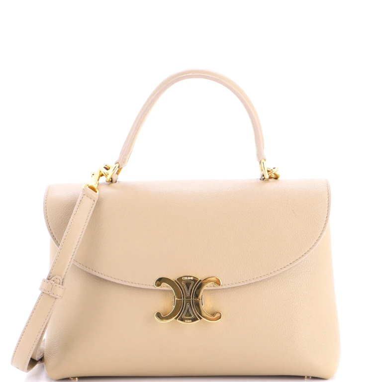 Nino Top Handle Bag Leather Medium