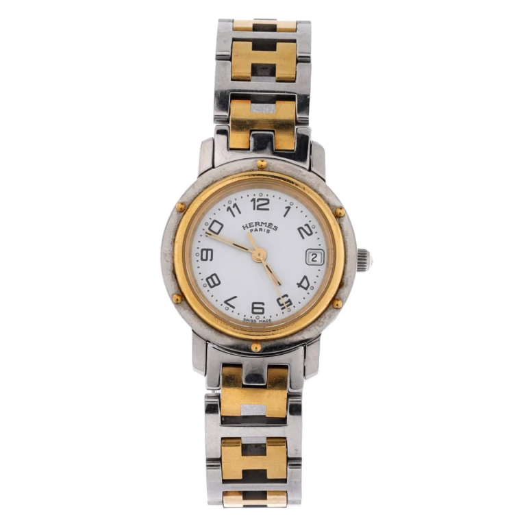 Clipper Quartz Watch Stainless Steel with Plated Metal 24