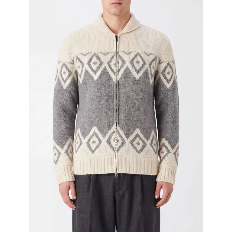 Wool and Cashmere-Blend Cardigan with Shawl Collar (430409065)