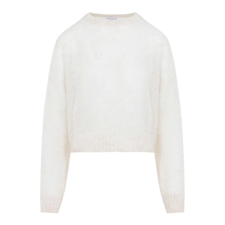 Brunello Cucinelli Pull Col Rond - Crème (M2I776830C9179)
