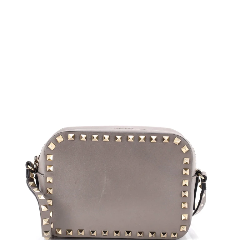 Rockstud Camera Crossbody Bag Leather