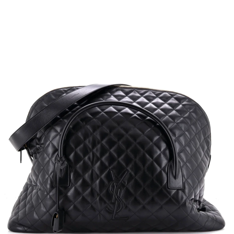ES Giant Travel Bag Quilted Leather