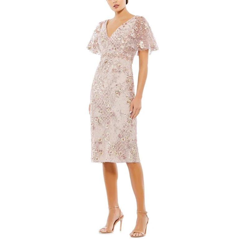 Mac Duggal Embellished Cocktail Dress