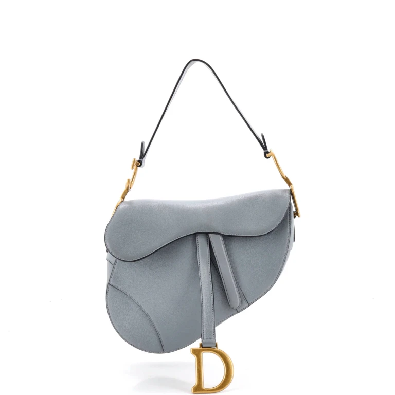 Saddle Handbag Leather Medium