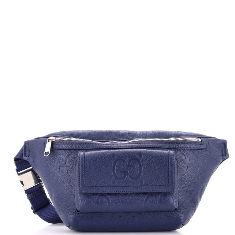 Front Pocket Belt Bag Jumbo GG Embossed Leather
