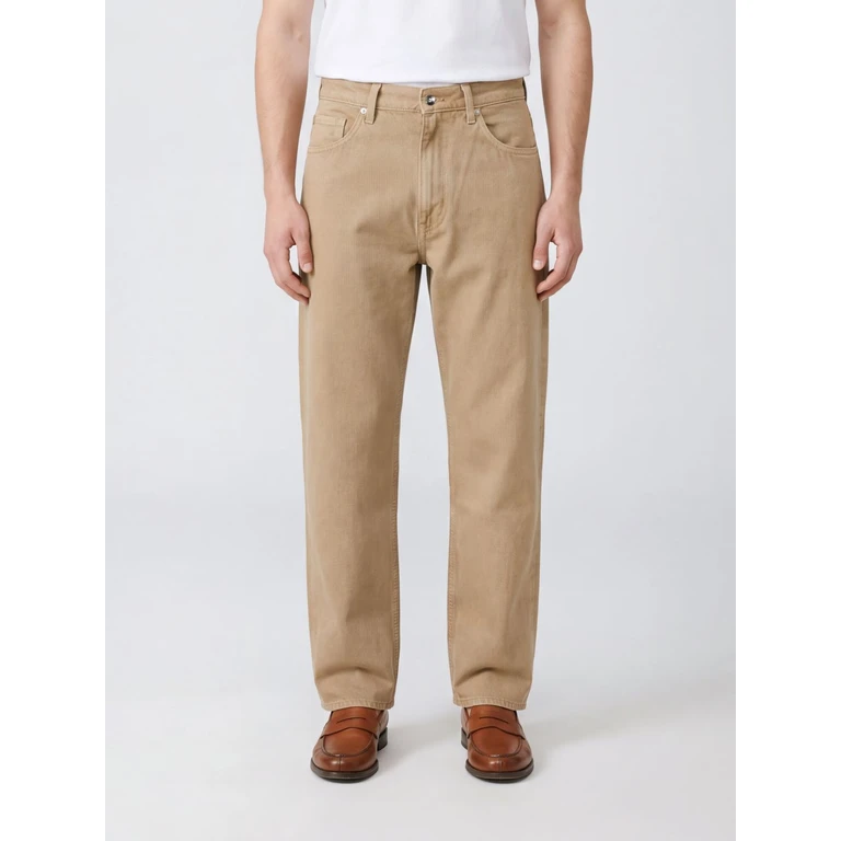 5-Pocket Straight-Leg Jeans in Cotton Denim (RX2926F2RCHWTAUP)
