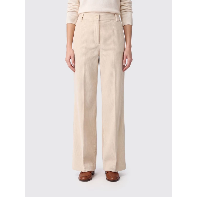 HERNO Pants Woman color Ivory (PT000268D129321200)
