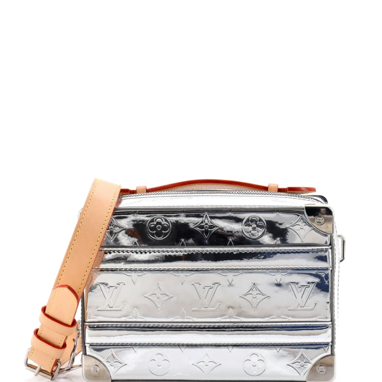 Handle Soft Trunk Bag Monogram Mirror Coated Canvas