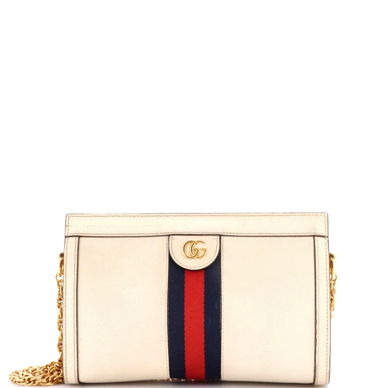 Ophidia Chain Shoulder Bag Leather Small