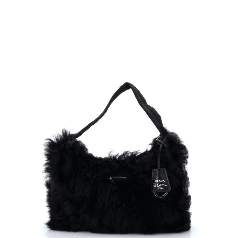 Re-Edition 2000 Hobo Shearling Mini