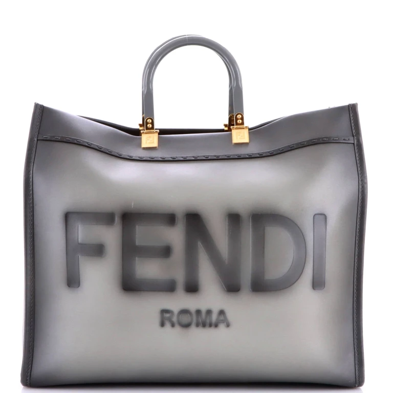 Sunshine Shopper Tote Leather Large