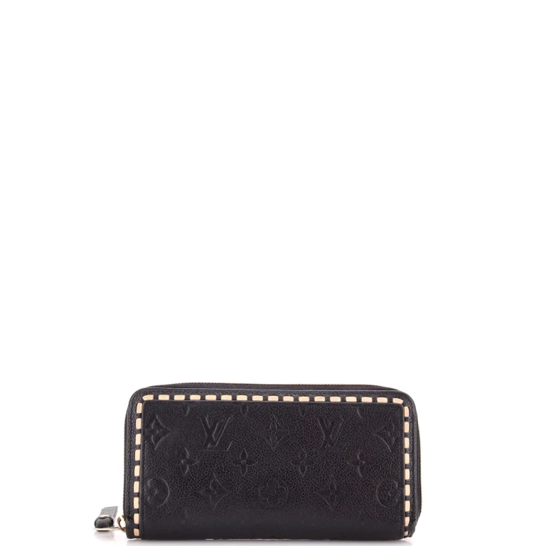 Zippy Wallet Whipstitch Monogram Empreinte Leather