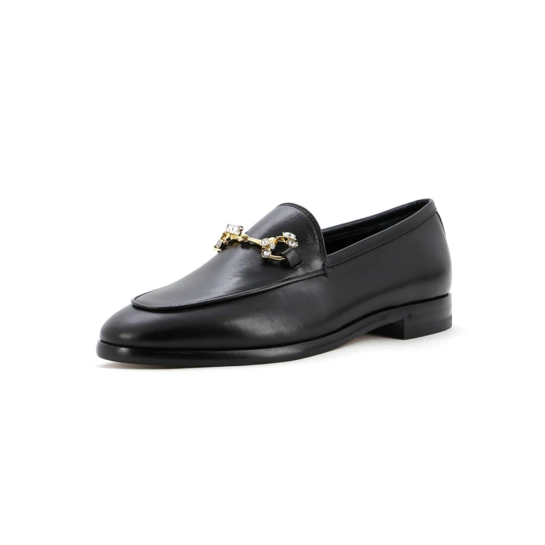Women's Jordaan Loafers Leather with Crystals