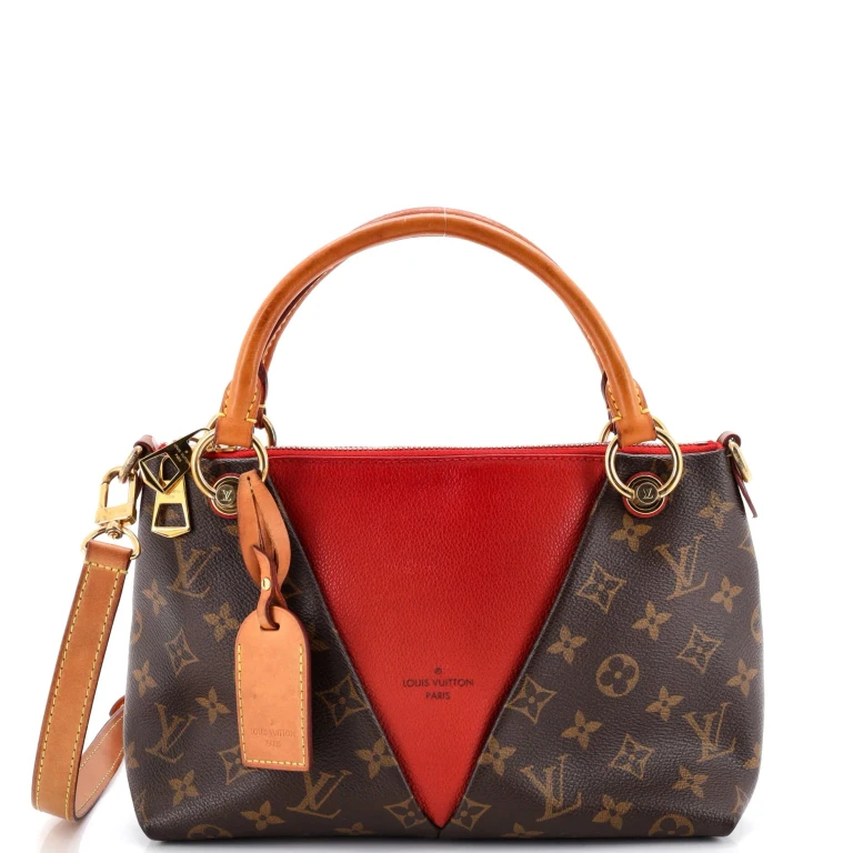 V Tote Monogram Canvas and Leather BB