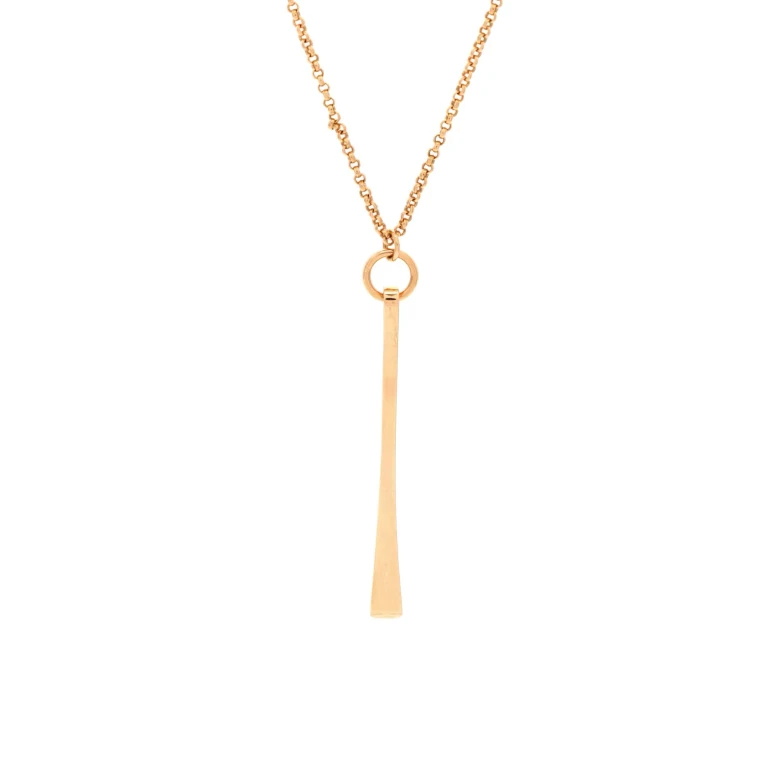 Clou De Forge Pendant Necklace 18K Rose Gold Large