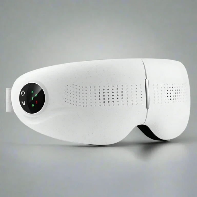 Bluetooth Heated Eye Massager for Eye Strain & Sleep