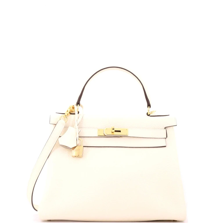 Kelly Handbag Nata Togo with Gold Hardware 28