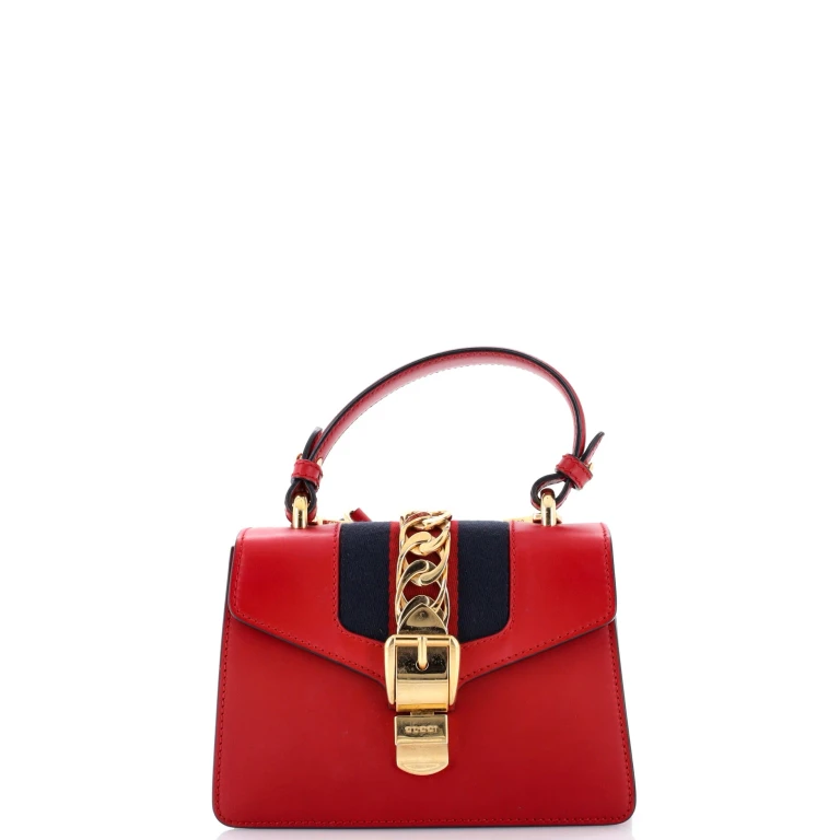 Sylvie Top Handle Bag Leather Mini