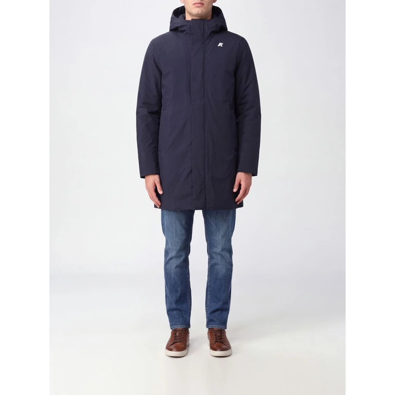 K-WAY Coat Men color Blue (K4157FWK89)