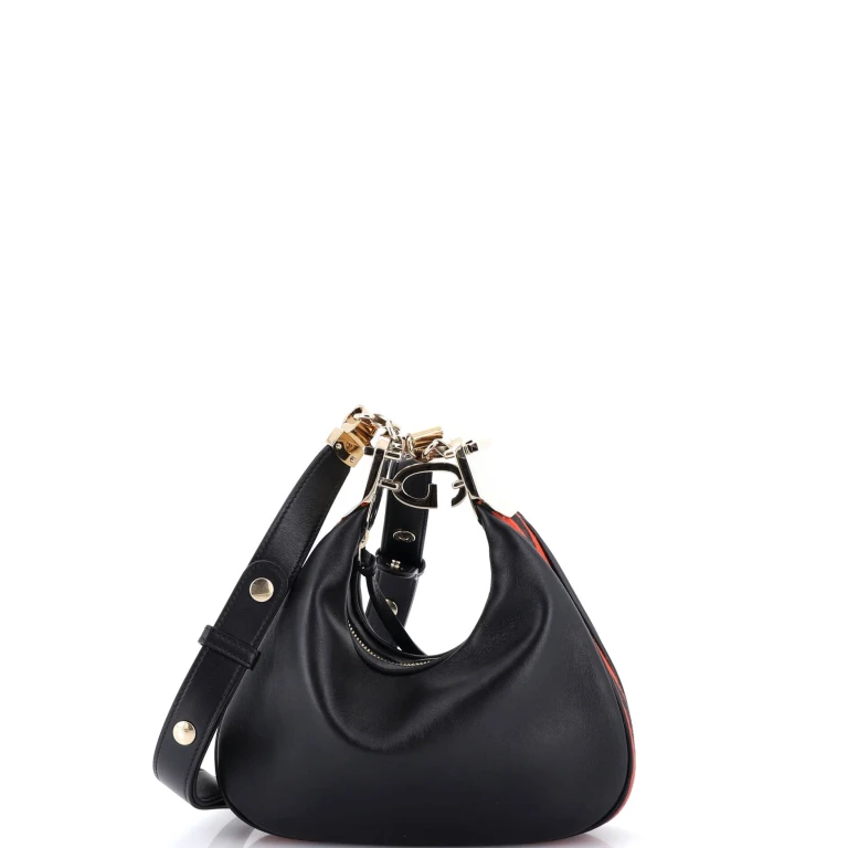 Attache Shoulder Bag Leather Small