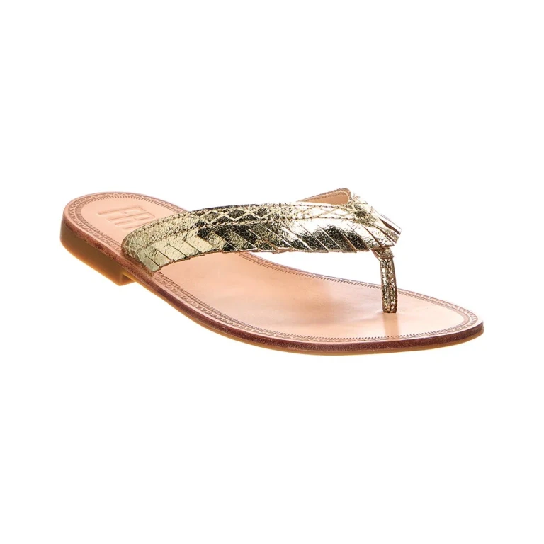 Ava Fringe Leather Sandal