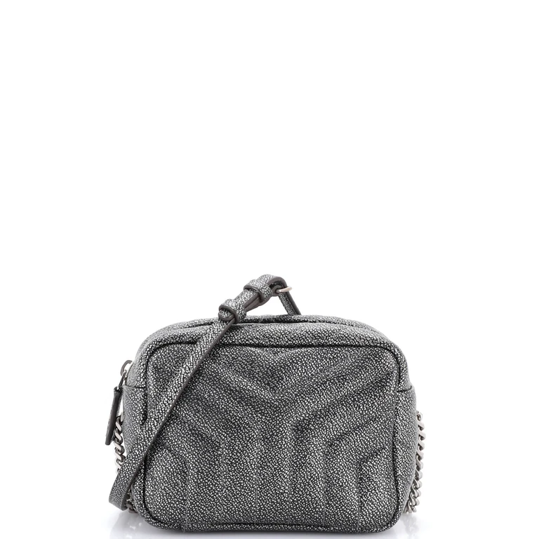 LouLou Bowling Bag Matelasse Chevron Leather Mini