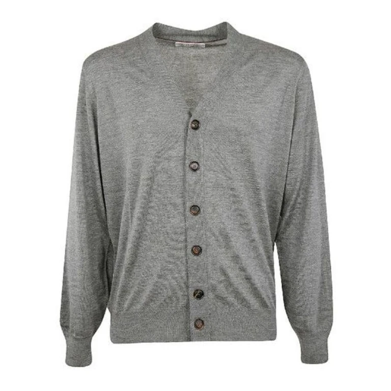 Men's Lignite Wool Silk Cardigan