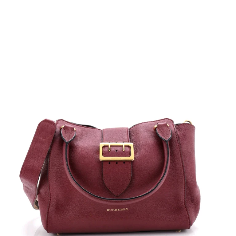 Buckle Tote Leather Medium
