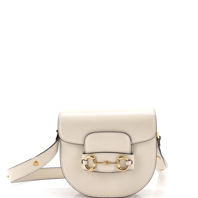 Horsebit 1955 Rounded Shoulder Bag Leather Mini