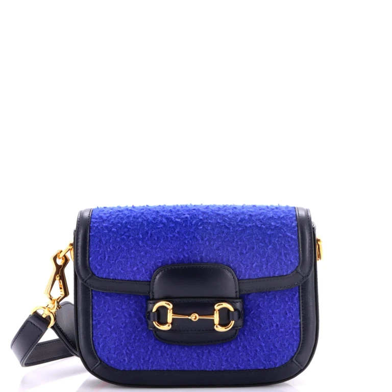 Horsebit 1955 Shoulder Bag Wool Mini